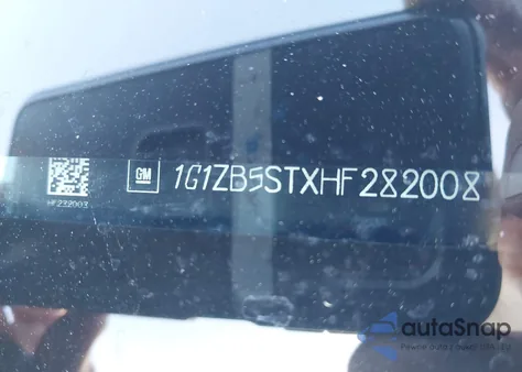 2017 Chevrolet Malibu Ls из США, поврежденный, VIN 1G1ZB5STXHF282008